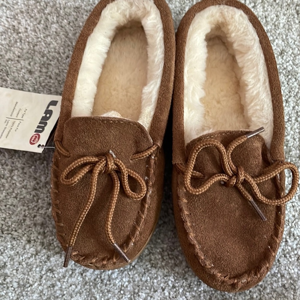Kid’s Lam Moccasins